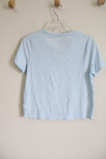 Old Navy Light Blue Everywear Tee | S Petite