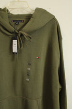 NEW Tommy Hilfiger Olive Green Hoodie | XXL