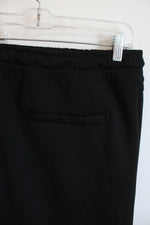 NEW Encrypted Black Cargo Shorts with Zipper Pockets and Drawstring | 5XL