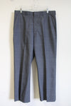 Eagle Clothes Gray Windowpane Pant | 36X28