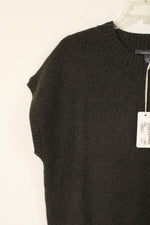 NEW Grade & Gather Charcoal Gray Knit Sweater Top | L