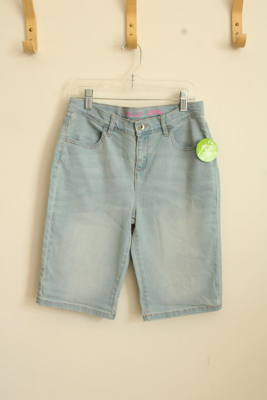 New Children's Place Skimmer Bermuda Jean Shorts | 14