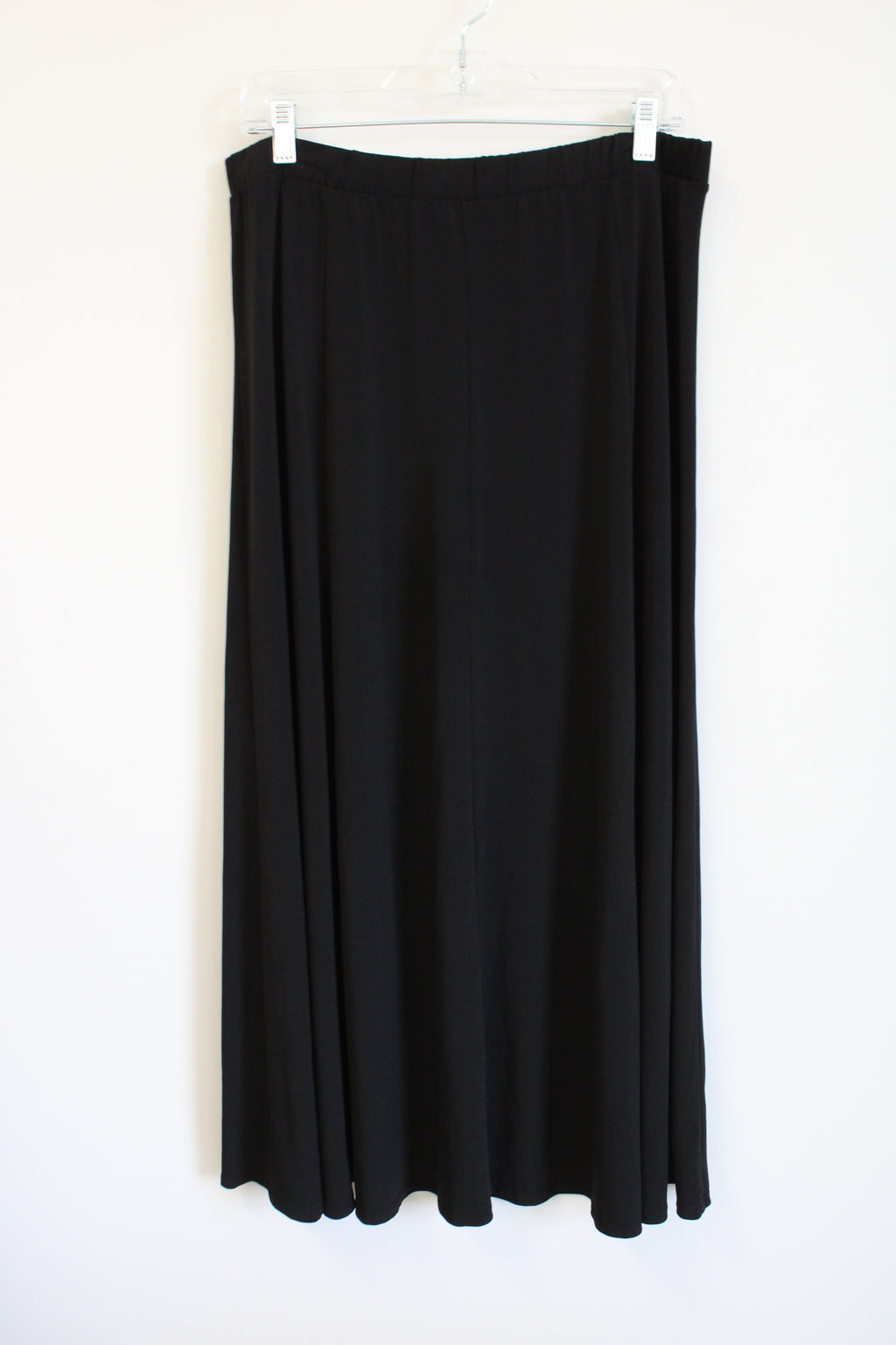 NY Collection Black Stretch Skirt | XL