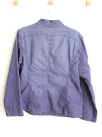 NEW Chico's Platinum Purple Denim Jacket | 2 (L)