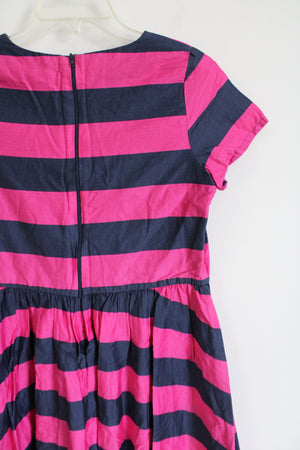 lands end pink dress "As Is" Lands' End Sweetheart Swim Dress