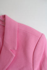 NEW Talbots Pink Tweed Short Sleeve Blazer | 16