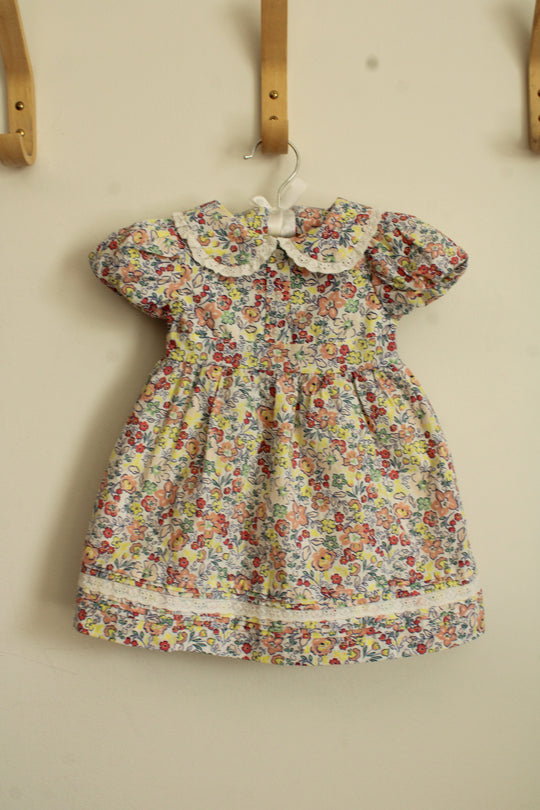 Catherine Malandrino Lace Ruffled Flower Dress with Matching Hanger | 6-9 MO