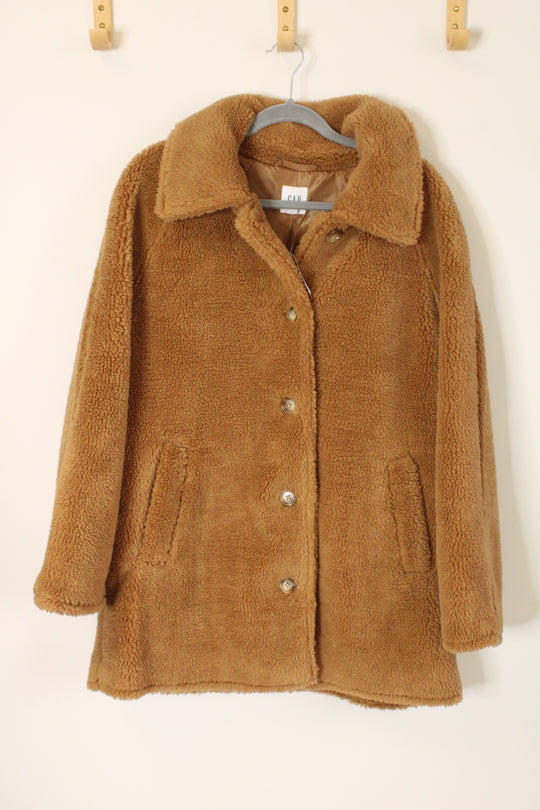 NEW Gap Teddy Brown Jacket | M