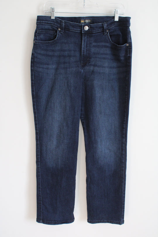 Lee Relaxed Fit Straight Leg Mid Rise Jeans | 14