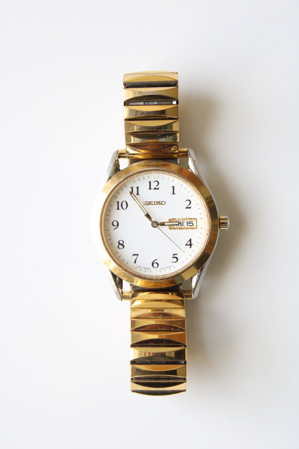 Seiko Expandable Watch In Gold