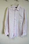 Van Heusen Regular Fit Pale Pink Button Down Shirt | XL