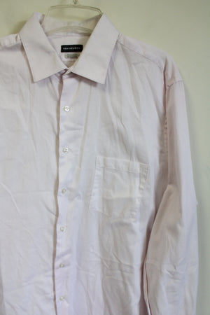 Van Heusen Regular Fit Pale Pink Button Down Shirt | XL