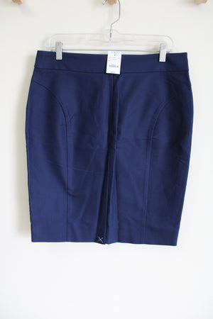 NEW J.Crew The Pencil Blue Skirt | 10