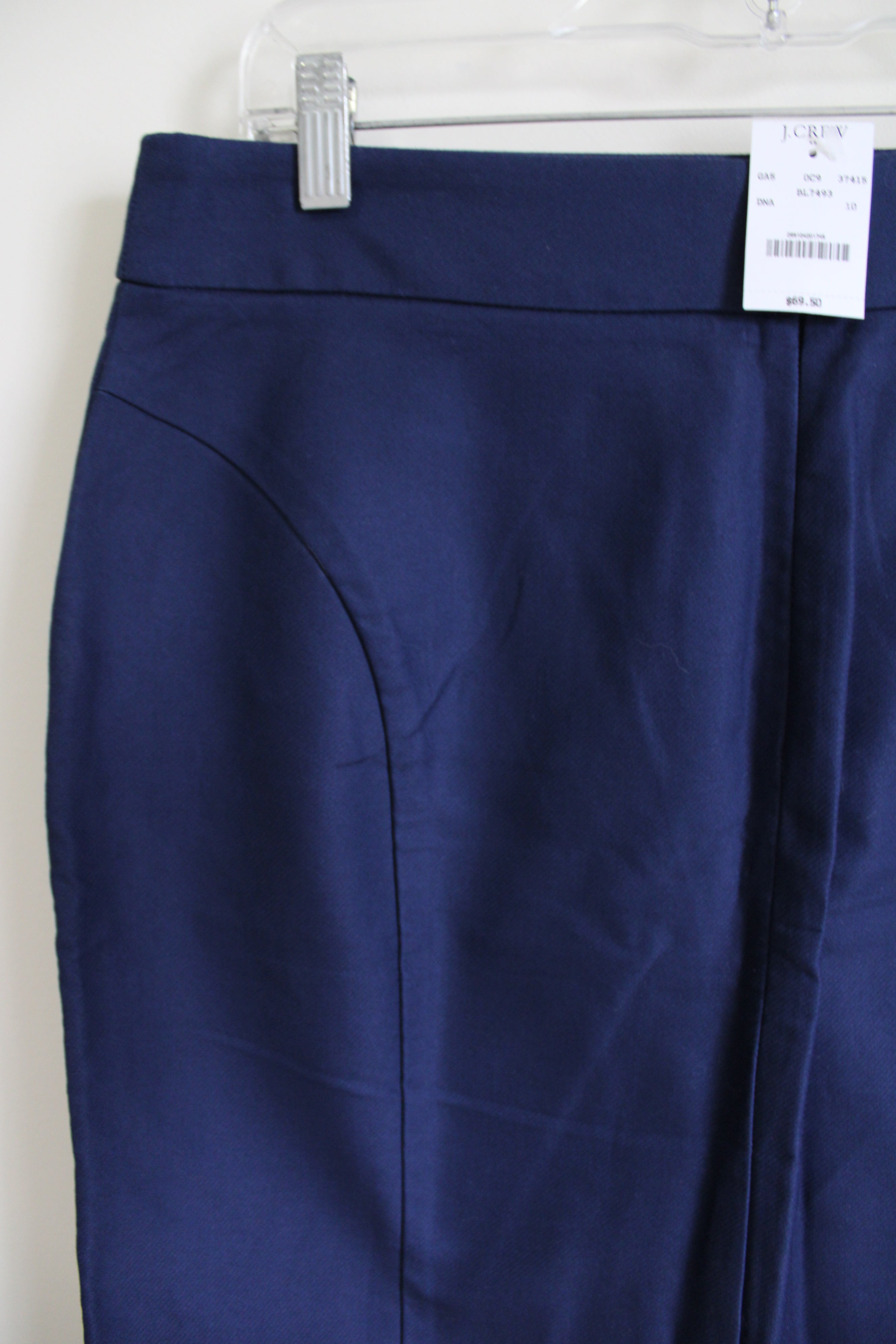 NEW J.Crew The Pencil Blue Skirt | 10