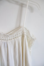 NEW Rue 21 White Lace Cold Shoulder Top | XL