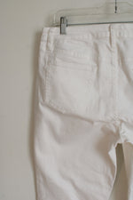 Candace Cameron Bure White Capri Jeans | 14