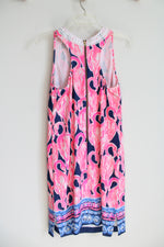 Lilly Pulitzer Carlotta High Tide Flamingo Dress | 0