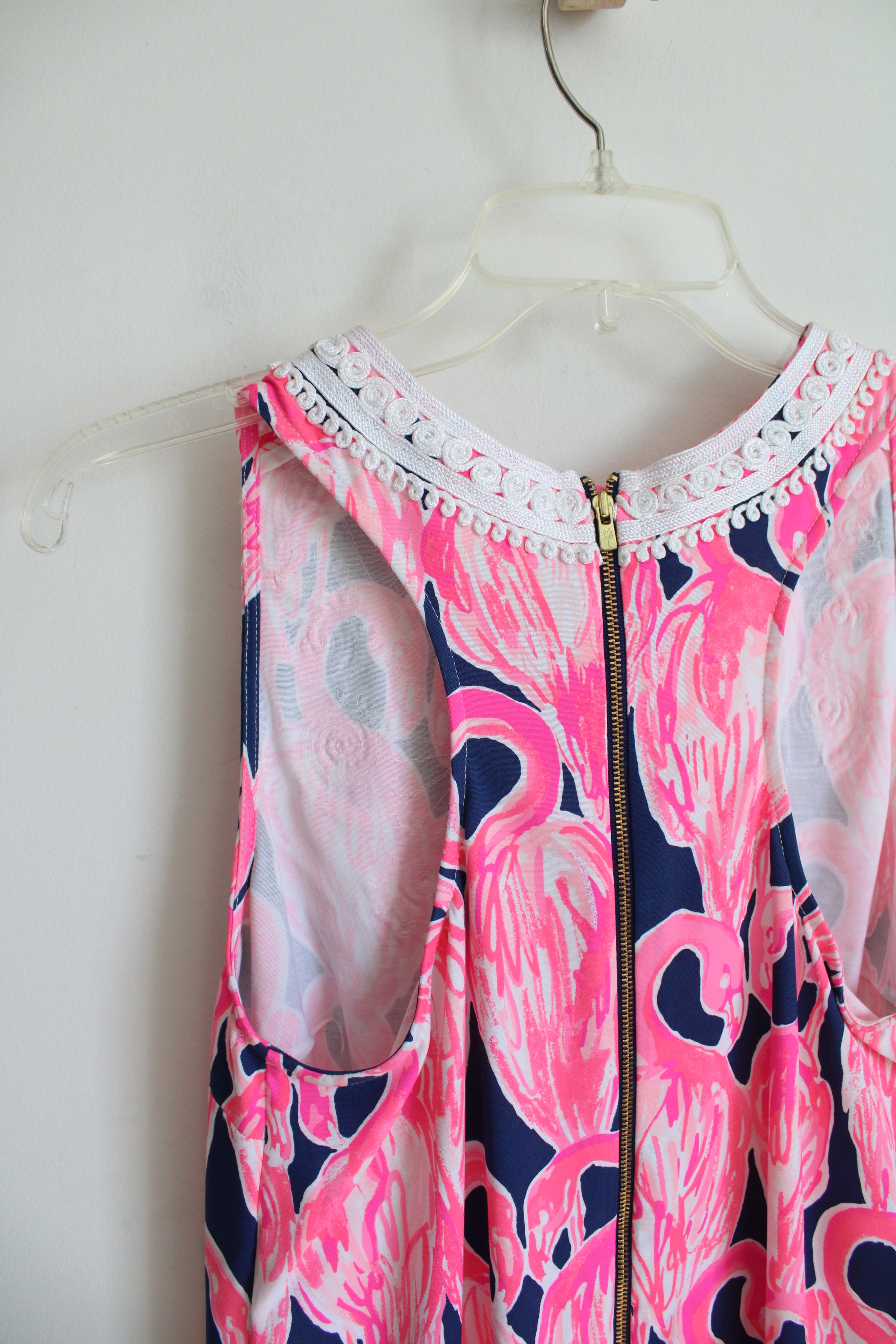 Lilly Pulitzer Carlotta High Tide Flamingo Dress | 0