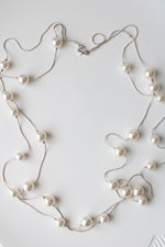 RMN Faux Pearl Layered Necklace