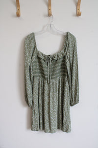 green floral american eagle dress & White Long Sleeved PRIVATE SALE