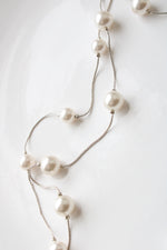 RMN Faux Pearl Layered Necklace