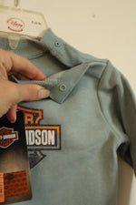 NEW Harley-Davidson Light Teal Shimmer Sweatshirt | 9-12 MO