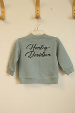 NEW Harley-Davidson Light Teal Shimmer Sweatshirt | 9-12 MO