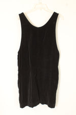 Warner Bros. Vintage Black Velour Tweety Bird Embroidered Dress | L