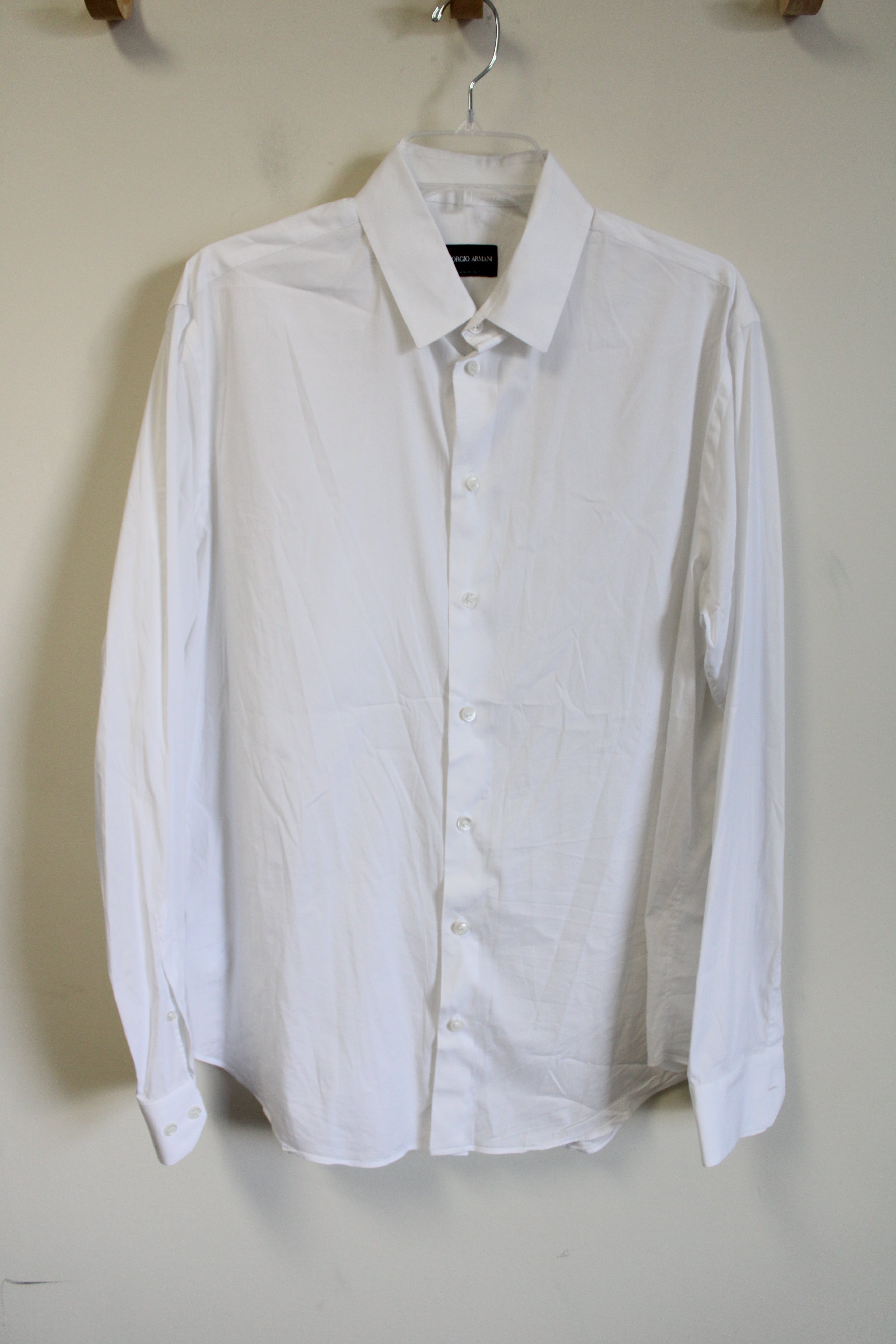 Giorgio Armani White Button Down Shirt | 17