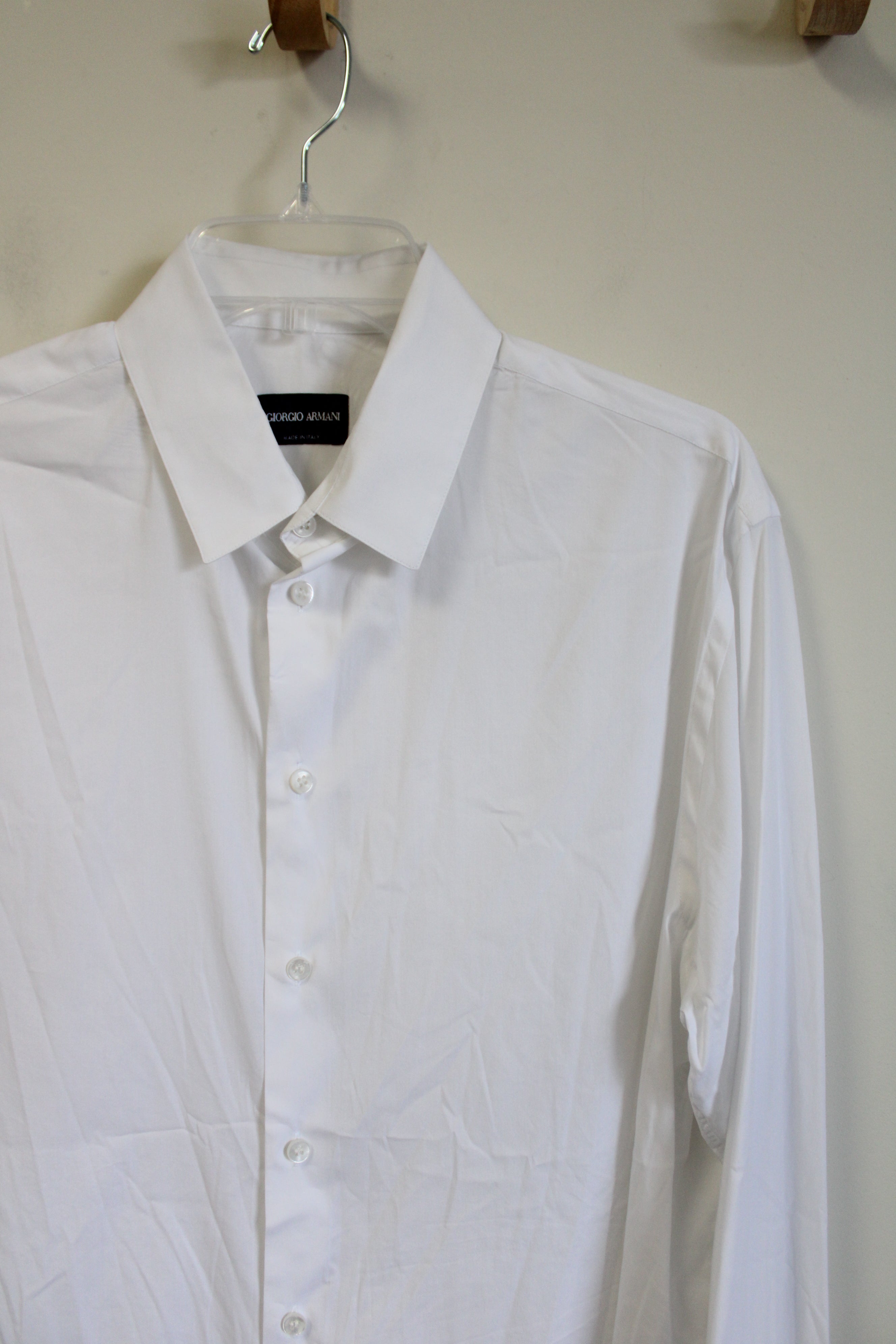 Giorgio Armani White Button Down Shirt | 17