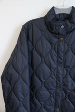 32 Degrees Heat Navy Blue Quilted Jacket | L