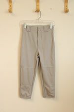 NEW Easton Gray Baseball Pants with Buttons | XS