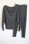 Day & Night Gray Ribbed Lounge Outfit | M