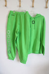 Overtime Green Sweatpants & Hoodie Set | L