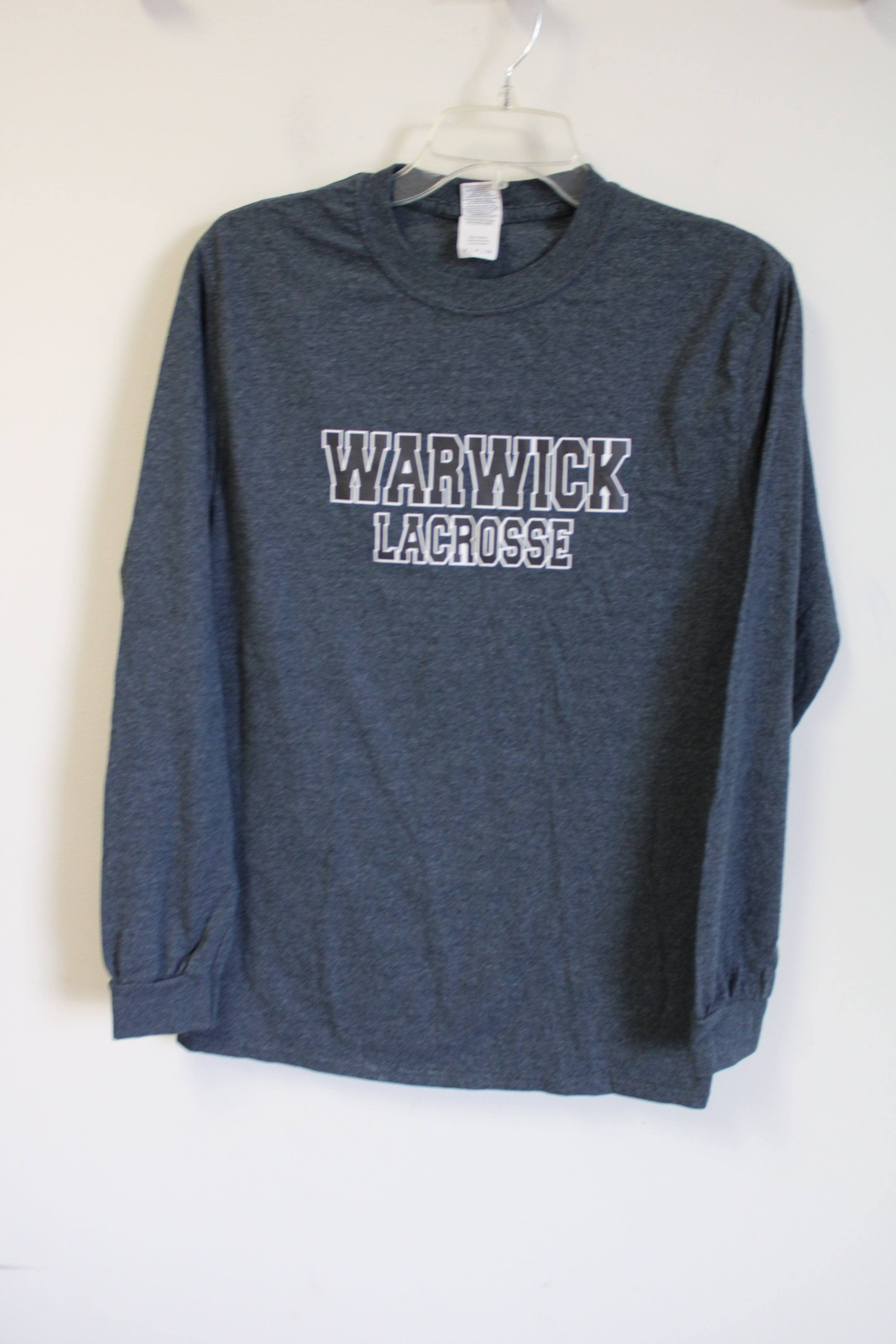 Gildan Warwick Lacrosse Gray Long Sleeved Shirt | S