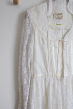 Gunne Sax Romantic Renaissance Bridal Collection Lace Long Sleeved Dress | 11