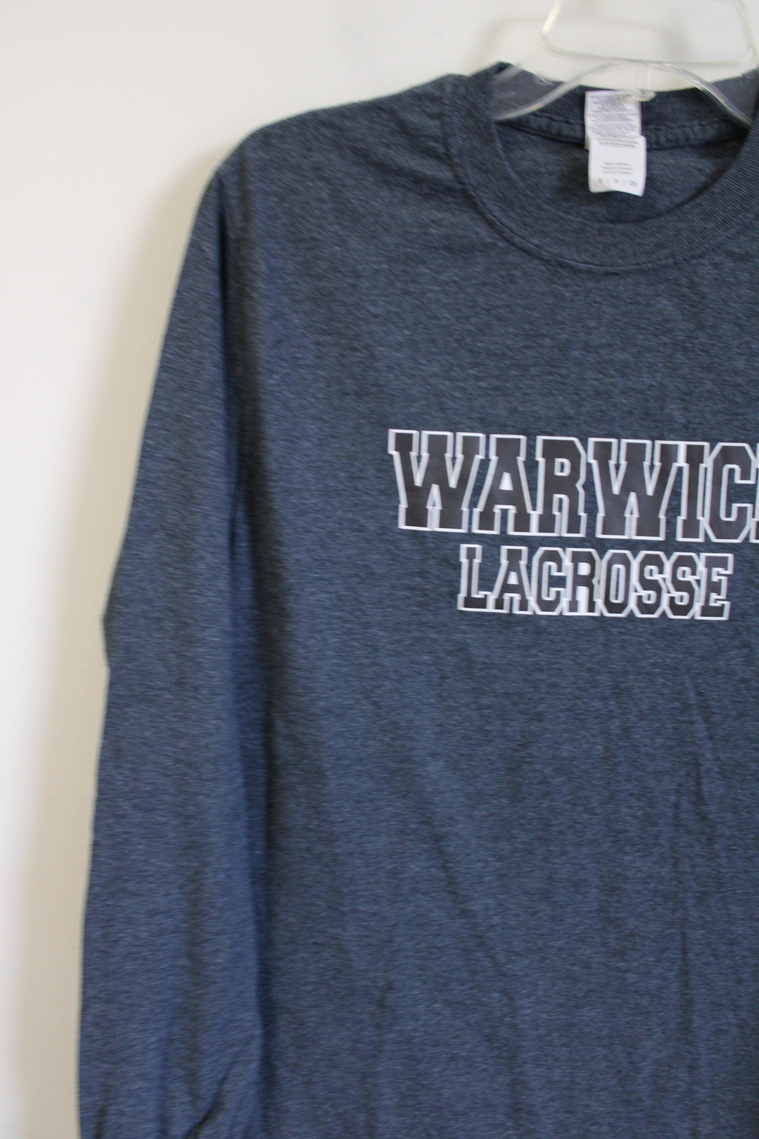 Gildan Warwick Lacrosse Gray Long Sleeved Shirt | S