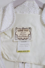 Gunne Sax Romantic Renaissance Bridal Collection Lace Long Sleeved Dress | 11