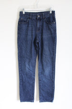 Children's Place Straight Fit Dark Wash Jeans | 12 Short