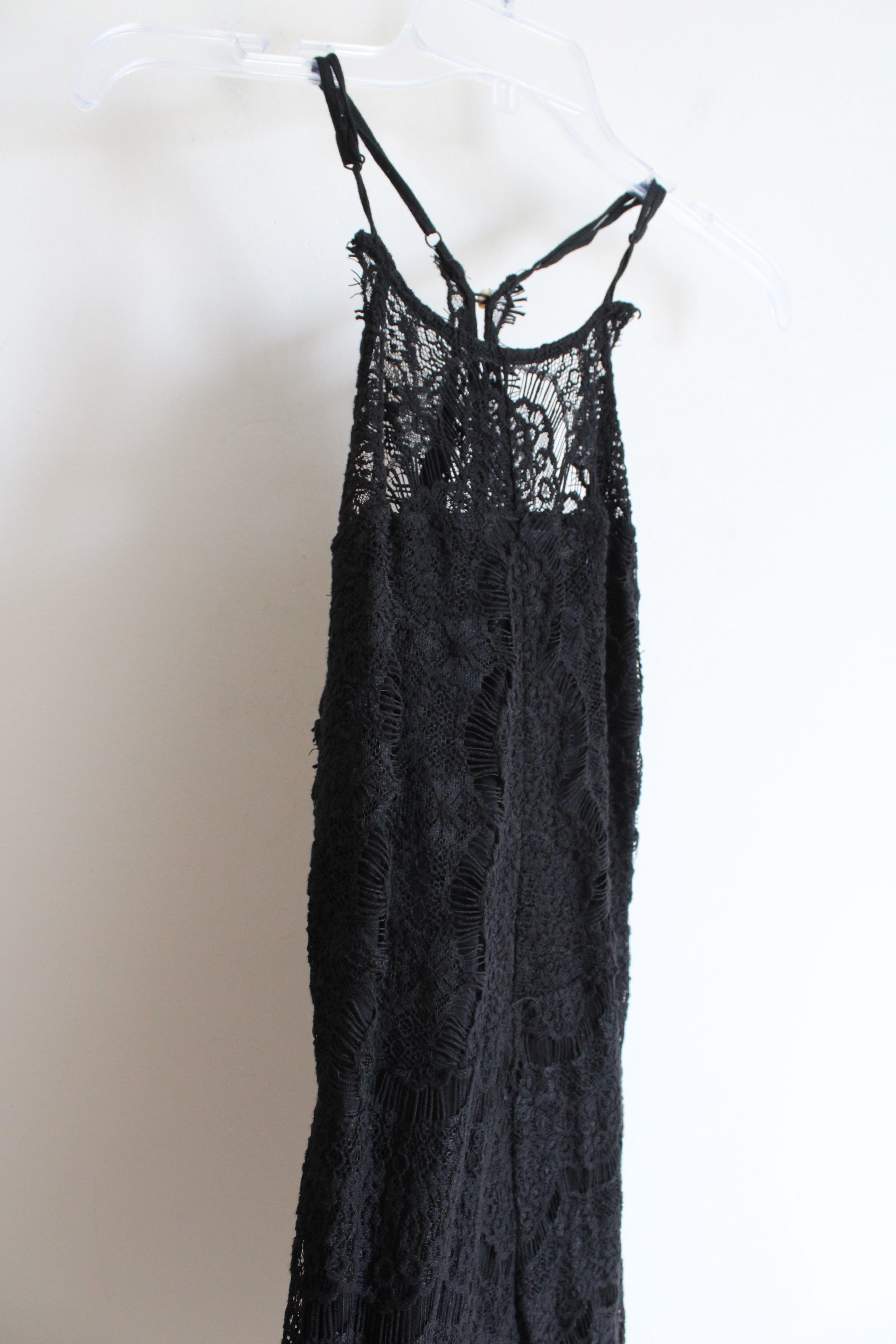NEW Free People She's Got It Black Lace Mini Dress M – Jubilee
