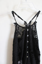 NEW Free People She's Got It Black Lace Mini Dress | M