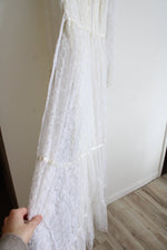 Gunne Sax Romantic Renaissance Bridal Collection Lace Long Sleeved Dress | 11