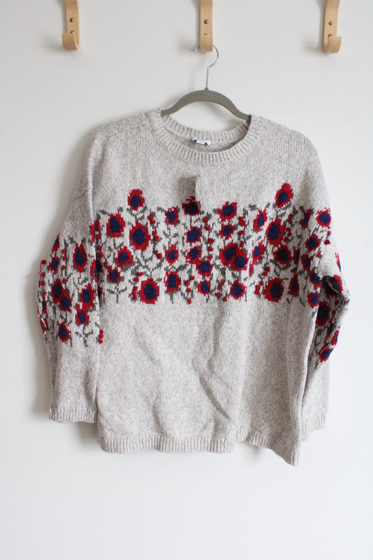 NEW J.Jill Poppy Knit Sweater | M
