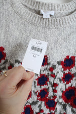 NEW J.Jill Poppy Knit Sweater | M