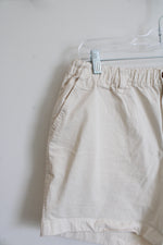 Chubbies Cream Cotton Shorts | L