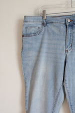 Sonoma Girlfriend Light Wash Capri Jeans | 18