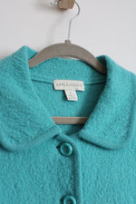 Appleseed's Blue Wool Coat | L
