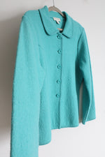 Appleseed's Blue Wool Coat | L