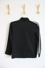 Adidas Black & White Full Zip Jacket | Youth 14/16
