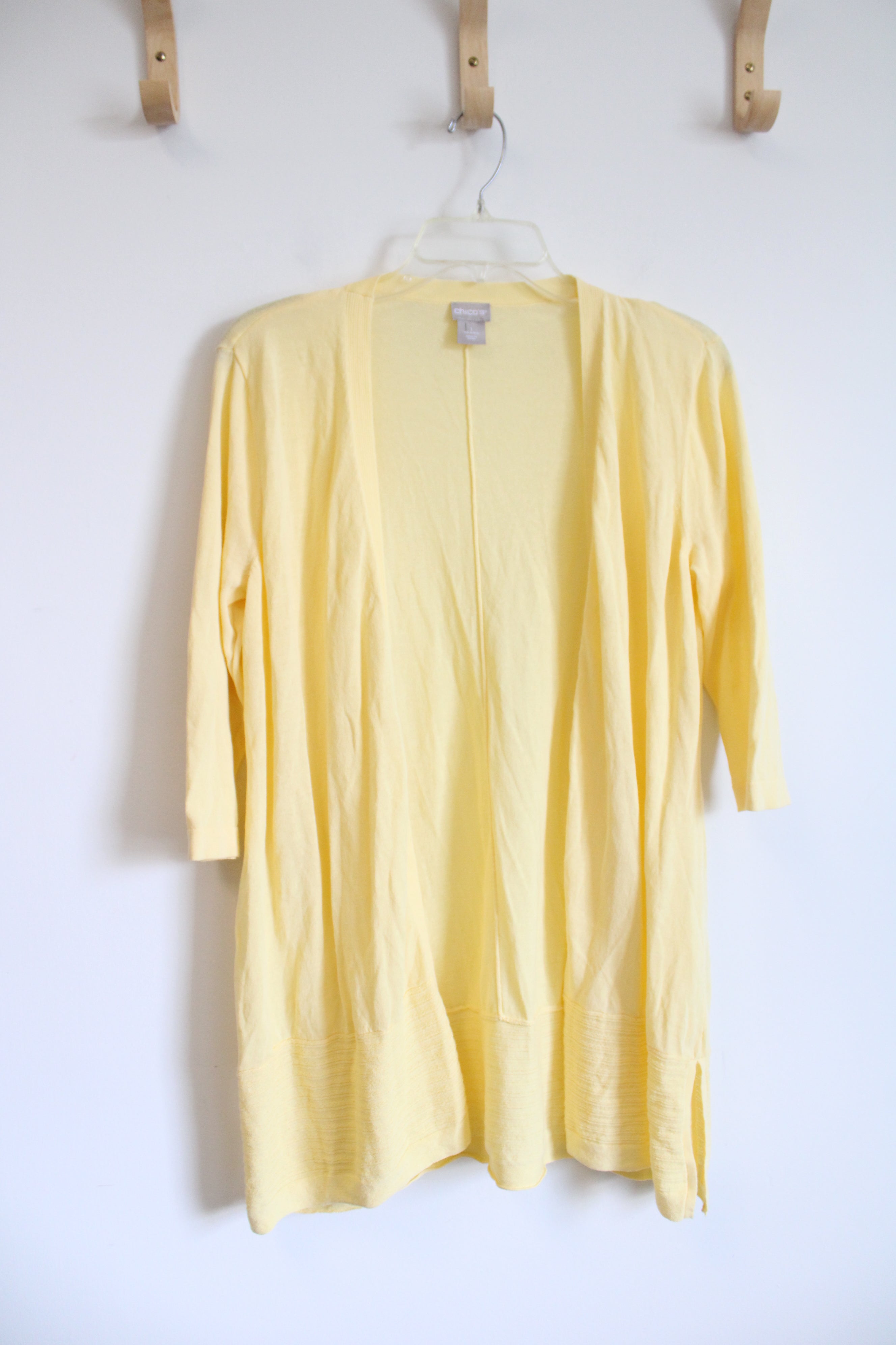 Chico's Butter Yellow Cardigan | 1 (M)